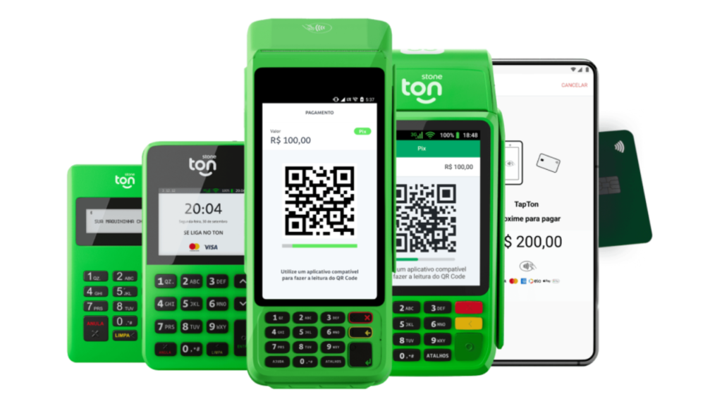 maquininha de cartão ton